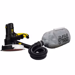 Far Tools DWS 180, Levigatrice orbitale, Velcro, AC, 18 cm, 710 W, Sacchetto per la polvere