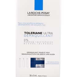 La Roche Posay Toleriane Struccante Occhi elimina in pochi attimi le tracce di trucco donando idratazione e freschezza alla p ...