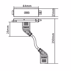 Vision TC3 HDMI presa energia - Vista aggiuntiva 4