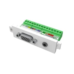 Vision TC3 VGAF3.5MM presa energia VGA + 3.5 mm Bianco