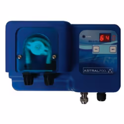 La pompa peristaltica Astral Micro Rx è progettata per la regolazione automatica della piscina. Inietta cloro liquido nell'ac ...