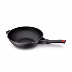 BEKA 13520304, Rotondo, Wok/padella per cottura al salto, Nero, Alluminio, Ceramica, Gas, Induzione, Piastra sigillata, Bache ...