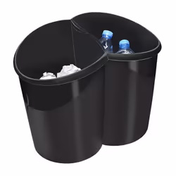 CEP 1003200161 bidone per la spazzatura 15 L Ovale Polipropilene (PP) Nero - Vista aggiuntiva 4