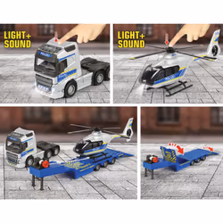 Majorette Volvo Truck + Airbus Police Helicopter - Vista aggiuntiva 5