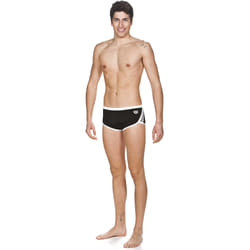 Arena 1280501 6 costume da bagno Boxer da nuoto Nero, Bianco