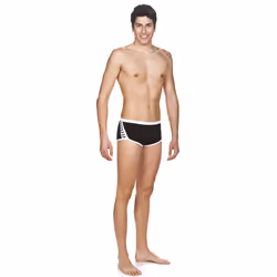 Arena 1280501 6 costume da bagno Boxer da nuoto Nero, Bianco