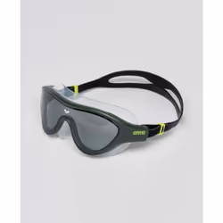 Arena The One Mask, Uomo, Taglia unica, Nero, Verde, Trasparente, Policarbonato, Silicone, Trasparente, Policarbonato