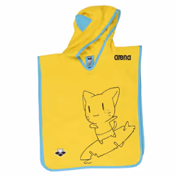 Arena Kids Friends Poncho 530 x 470 cm Cotone Giallo 1 pz - Vista aggiuntiva 2