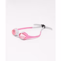 Arena Spider Kids, Unisex, Taglia unica, Grigio, Rosa, Silicone, Rosa, Policarbonato