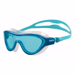 Arena The One Mask, Unisex, Taglia unica, Blu, Trasparente, Policarbonato, Trasparente, Policarbonato