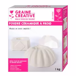 GRAINE CREATIVE 500140, Bianco, Polvere per agenti atmosferici, Polvere