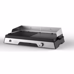 KitchenChef PLANCHA -DUO2200, 2200 W, Grill, Elettrico, 2 Fornello(i), Da tavolo, Nero, Acciaio inox