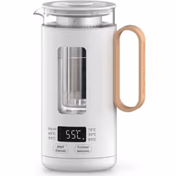Bollitore da tè Naturamix TEAZENEVOLUTION elegante, compatto e facile da usare! Con la sua piccola capacità utile di 0,5 litr ...