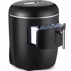 Naturamix ELEGANCE macchina per cubetti di ghiaccio Macchina per la produzione di cubetti di ghiaccio integrata/indipendente 15 kg/24h 150 W Nero