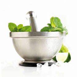 Mastrad - F28050 - Mortaio con pestello in Acciaio Inox