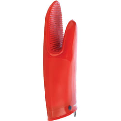 Mastrad - Unbekannt F82315 - Guanto da Cucina in Silicone e Cotone, Dimensioni: 29,3 x 13 x 3 cm, Colore: Rosso