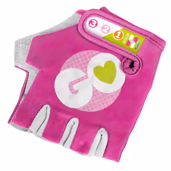STAMP C670061, Guanti, Ciclismo, Pattinaggio su rotelle, Bambino, Unisex, Verde, Grigio, Rosa, Bianco, 2 anno/i