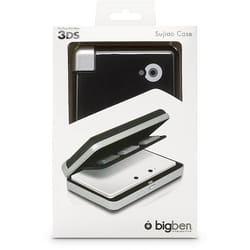 Bigben Interactive 3DS Sujiao case Custodia a libro Nintendo Nero, Bianco