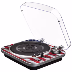 Bigben Interactive TD120USA piatto audio Nero, Blu, Rosso, Bianco - Vista aggiuntiva 4