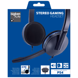Bigben Interactive PS4GAMINGHEADSET cuffia e auricolare Cablato A Padiglione Gaming Nero, Blu - Vista aggiuntiva 4