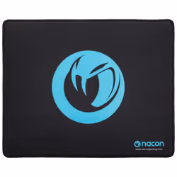 NACON PCMM-200, Nero, Blu, Immagine, Neoprene, Barra appoggiaferro antiscivolo, Tappetino per mouse per gioco da computer