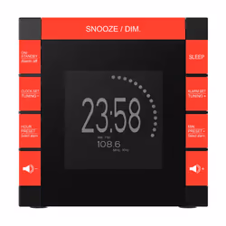 Bigben Interactive RR70PROCKWOOD radio Orologio Digitale Nero, Marrone, Rosso - Vista aggiuntiva 5