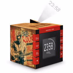 Bigben Interactive RR70PROCKWOOD radio Orologio Digitale Nero, Marrone, Rosso - Vista aggiuntiva 6