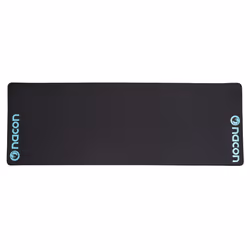 NACON PCMM-400, Nero, Monocromatico, Neoprene, Barra appoggiaferro antiscivolo, Tappetino per mouse per gioco da computer