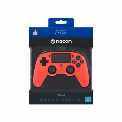 NACON PS4OFCPADRED periferica di gioco Rosso USB Gamepad Analogico/Digitale PC, PlayStation 4 - Vista aggiuntiva 5