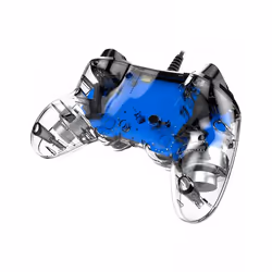 NACON PS4OFCPADCLBLUE periferica di gioco Blu, Trasparente USB Gamepad Analogico/Digitale PC, PlayStation 4 - Vista aggiuntiva 4