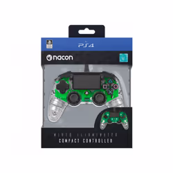 NACON PS4OFCPADCLGREEN periferica di gioco Verde, Trasparente USB Gamepad Analogico/Digitale PC, PlayStation 4 - Vista aggiuntiva 5