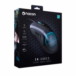 NACON PCGM-500ES mouse Gaming Ambidestro USB tipo A Ottico 6400 DPI - Vista aggiuntiva 7