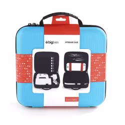 Bigben Interactive SWITCHSTORAGECASEBLU custodia per console portatile Custodia rigida Nintendo Blu