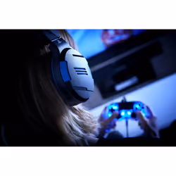 Bigben Interactive PS4OFHEADSETV3 cuffia e auricolare Cablato A Padiglione Gaming Nero, Blu - Vista aggiuntiva 7