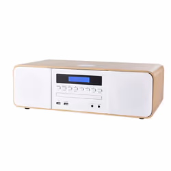 Thomson MIC201IDABBT set audio da casa Microsistema audio per la casa 60 W Bianco, Legno - Vista aggiuntiva 3