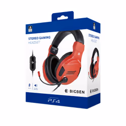 Bigben Interactive PS4OFHEADSETV3R cuffia e auricolare Cablato A Padiglione Gaming Rosso - Vista aggiuntiva 6