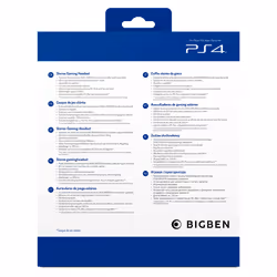 BIG BEN PS4OFHEADSETV3WHITE cuffia e auricolare Cablato A Padiglione Gaming Nero, Bianco - Vista aggiuntiva 8