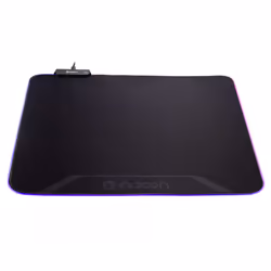 NACON MM-300RGB, Nero, Monocromatico, Alimentazione USB, Tappetino per mouse per gioco da computer