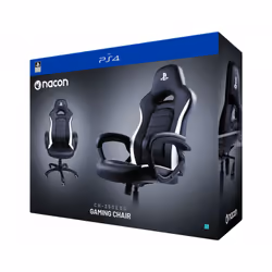 NACON CH-350ESS Sedia per gaming universale Seduta imbottita Nero, Bianco - Vista aggiuntiva 5