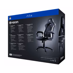 NACON CH-350ESS Sedia per gaming universale Seduta imbottita Nero, Bianco - Vista aggiuntiva 6