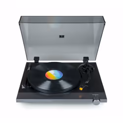 Thomson TT700 Giradischi con trasmissione a cinghia Nero, Trasparente Automatico - Vista aggiuntiva 4