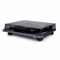 Thomson TT700 Giradischi con trasmissione a cinghia Nero, Trasparente Automatico - Vista aggiuntiva 7