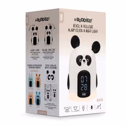 Bigben Interactive RKIDSPANDA sveglia Sveglia digitale Nero, Bianco - Vista aggiuntiva 7