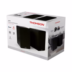 Thomson WS400DUO altoparlante 2-vie Nero Con cavo e senza cavo 50 W - Vista aggiuntiva 4