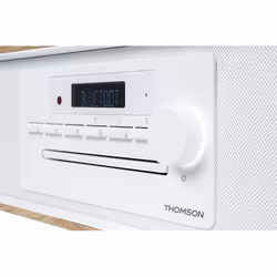 Thomson MIC301IBT set audio da casa Microsistema audio per la casa 10 W Bianco, Legno - Vista aggiuntiva 4