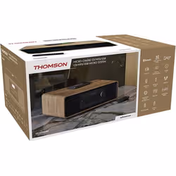 Thomson MIC300IDABBT set audio da casa Microsistema audio per la casa 60 W Nero, Legno - Vista aggiuntiva 5