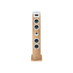 Thomson DS121CD set audio da casa Sistema home audio a torre 10 W Bianco, Legno