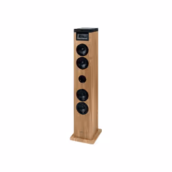 Thomson DS122CD set audio da casa Sistema home audio a torre 10 W Nero, Legno