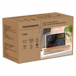 Thomson CT610 stazione meteorologica digitale Legno LCD CA/Batteria - Vista aggiuntiva 7