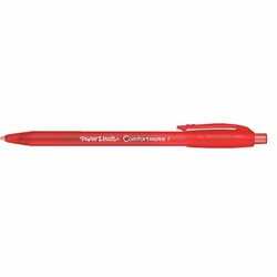 Papermate ComfortMate, Fermaglio, Penna a sfera retrattile a clip, Rosso, 12 pz, Medio